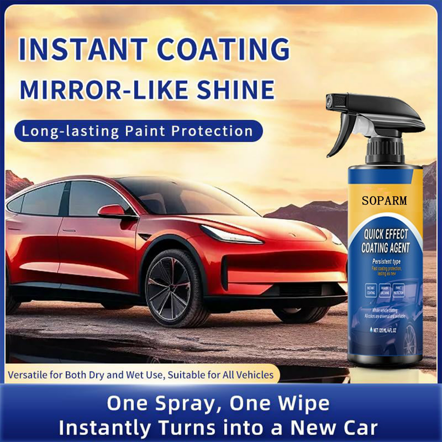 🔥Final 3 Hours: 60% OFF Advanced Car Quick-acting Coating Agent Spray