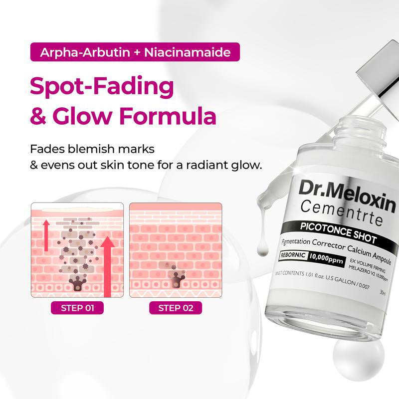✨Final 3 Hours: 50% OFF 💥Spot Care Duo | Shrinks Pores & Fades Blemish Marks in 2 Weeks | Cyano Pink Spicule Serum+ Picotonic Shot Ampoule(Two bottles form a set)