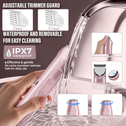 ✨Last 3 Hours: 2nd Only $9.99!  QIAWI 2-in-1 Women’s Electric Shaver – Dual Head Precision Trimmer