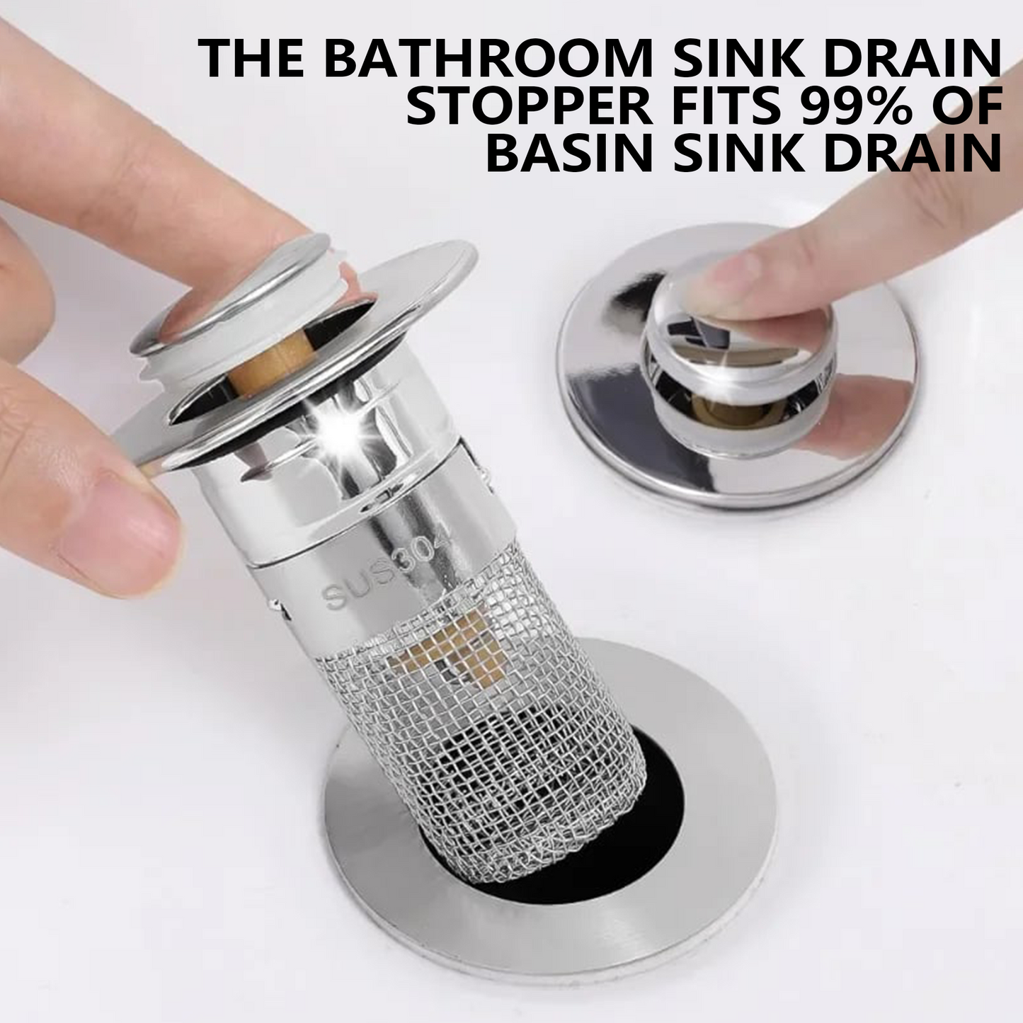 🏆Last Day Promotion 60% OFF🏆Pop Up Sink Drain Strainer----🛀Removes odors and prevents blockages