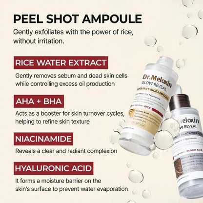 🔥 Final 3 Hours: 60% OFF!🔥 Gentle Exfoliator Glow Rice Ampoule-Suitable for All Skin Types！